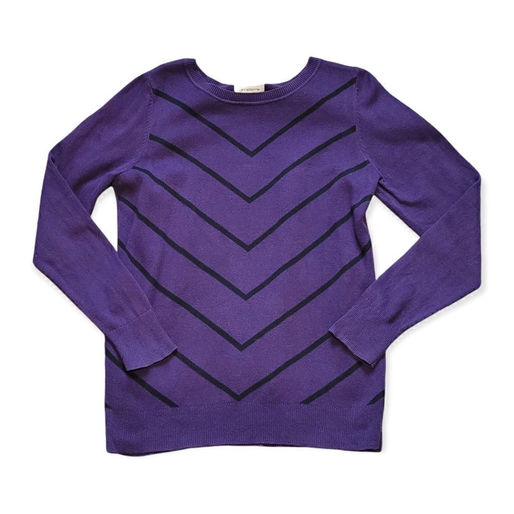 Liz Claiborne purple sweater